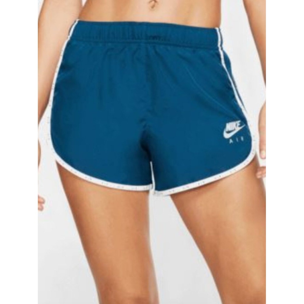 Nike Air Tempo Dolphin-Fit Running Shorts, Teal Blue Retro White Piping